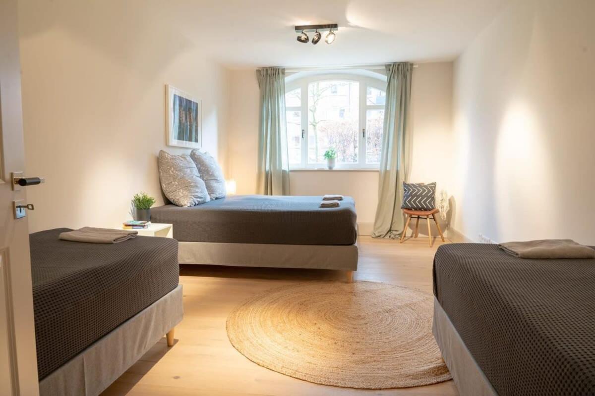 Spacious 3-Bedroom Apartment Near Eilbekpark ฮัมบูร์ก ภายนอก รูปภาพ