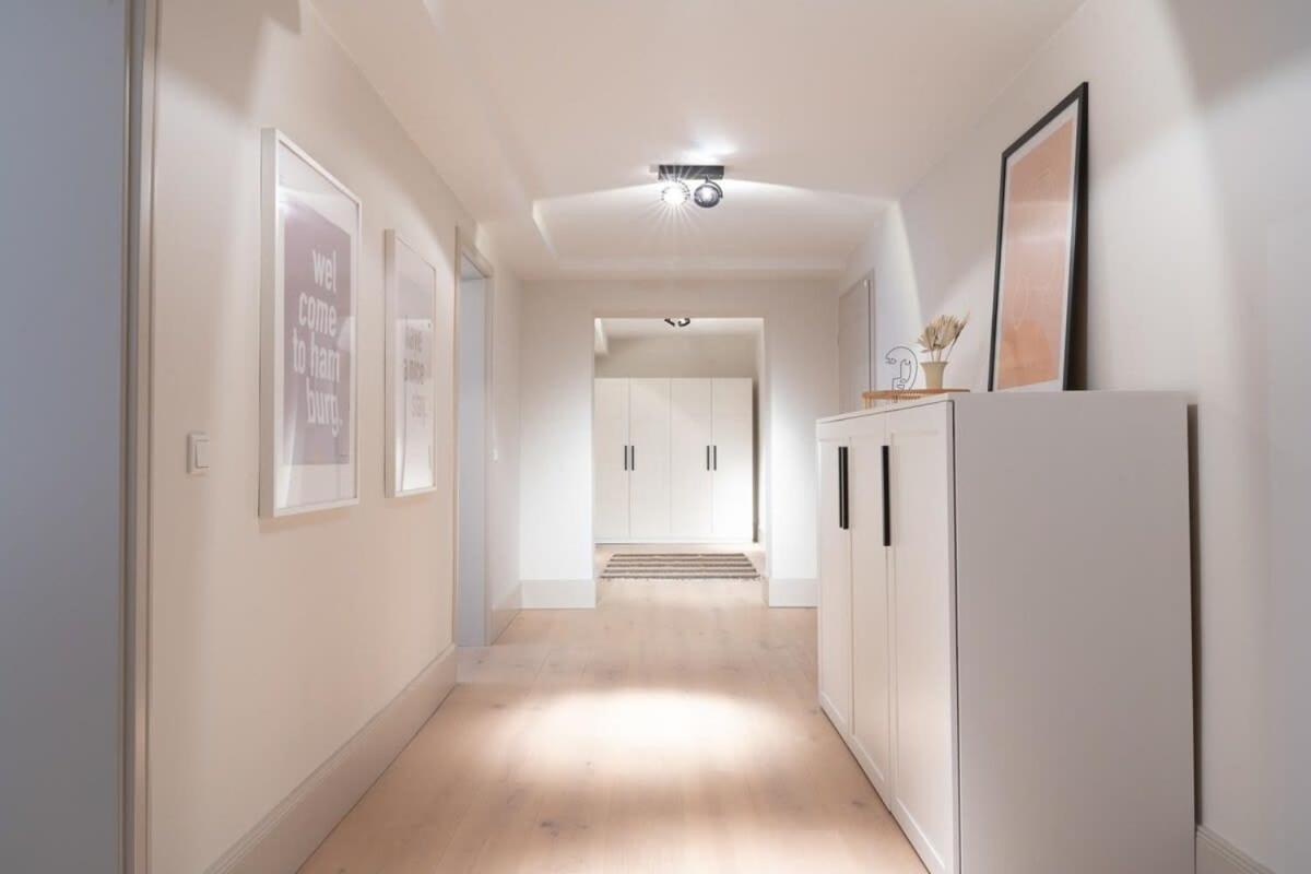 Spacious 3-Bedroom Apartment Near Eilbekpark ฮัมบูร์ก ภายนอก รูปภาพ