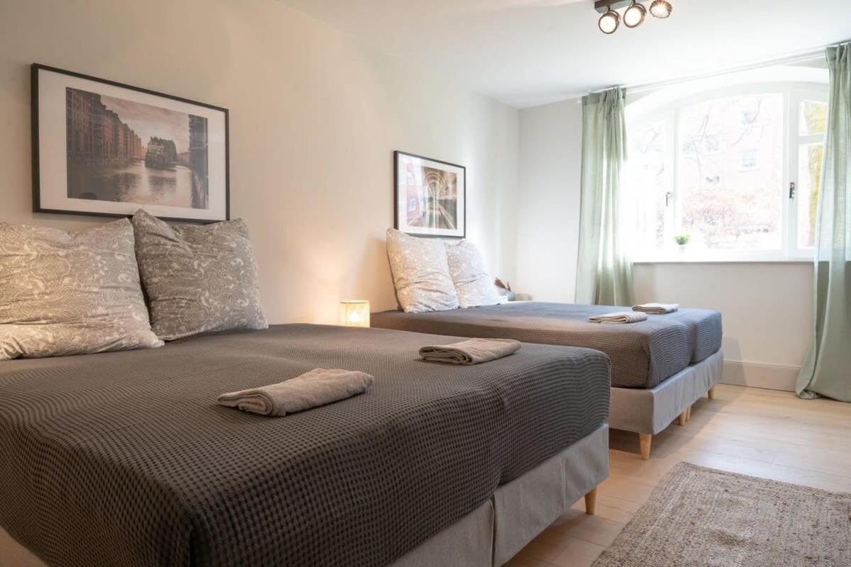Spacious 3-Bedroom Apartment Near Eilbekpark ฮัมบูร์ก ภายนอก รูปภาพ